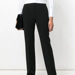 DIANE VON FURSTENBERG Pintuck Pleated Pants In Black